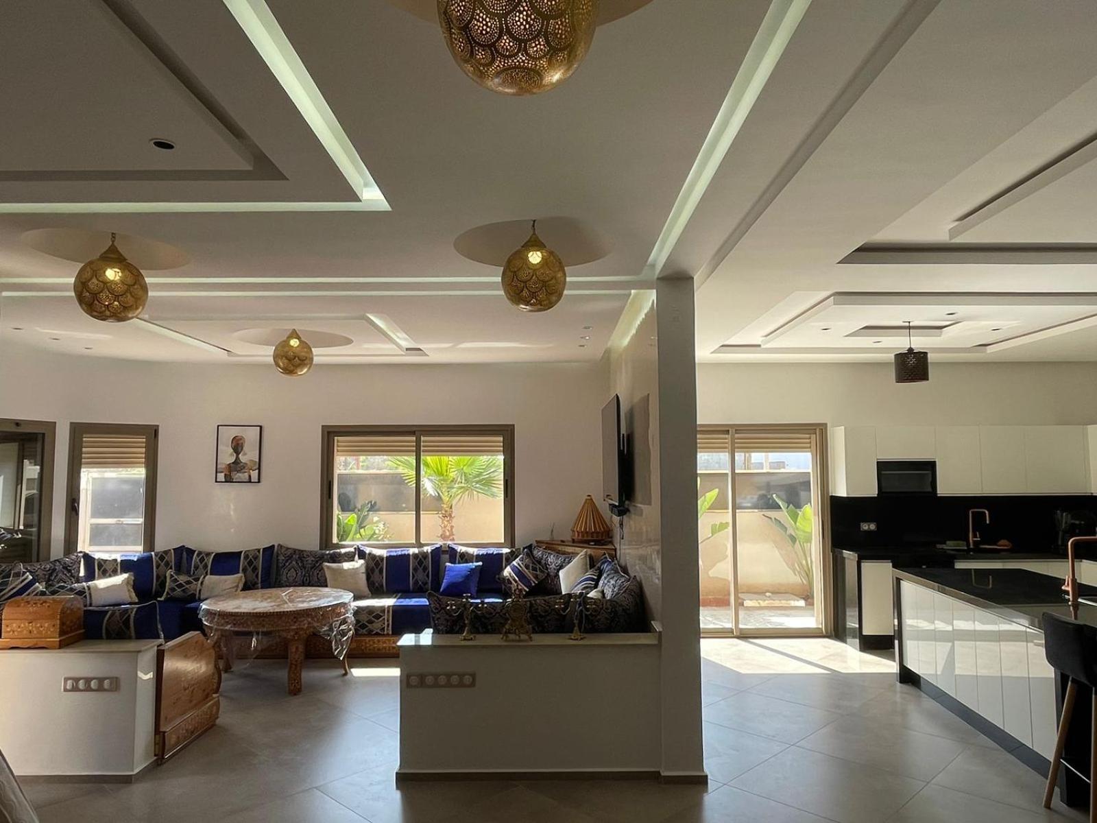 Villa Moderne A 5 Min De La Plage Avec Jardin Et 3 Salons Suvayr Dış mekan fotoğraf