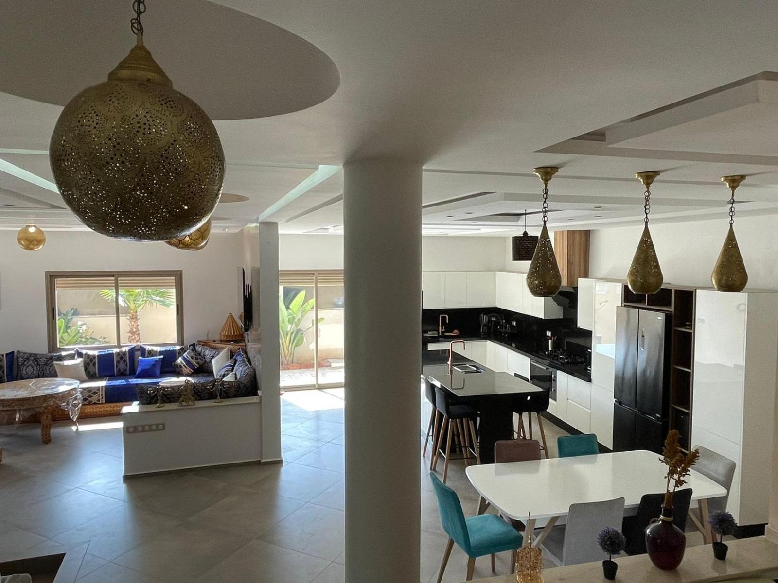 Villa Moderne A 5 Min De La Plage Avec Jardin Et 3 Salons Suvayr Dış mekan fotoğraf