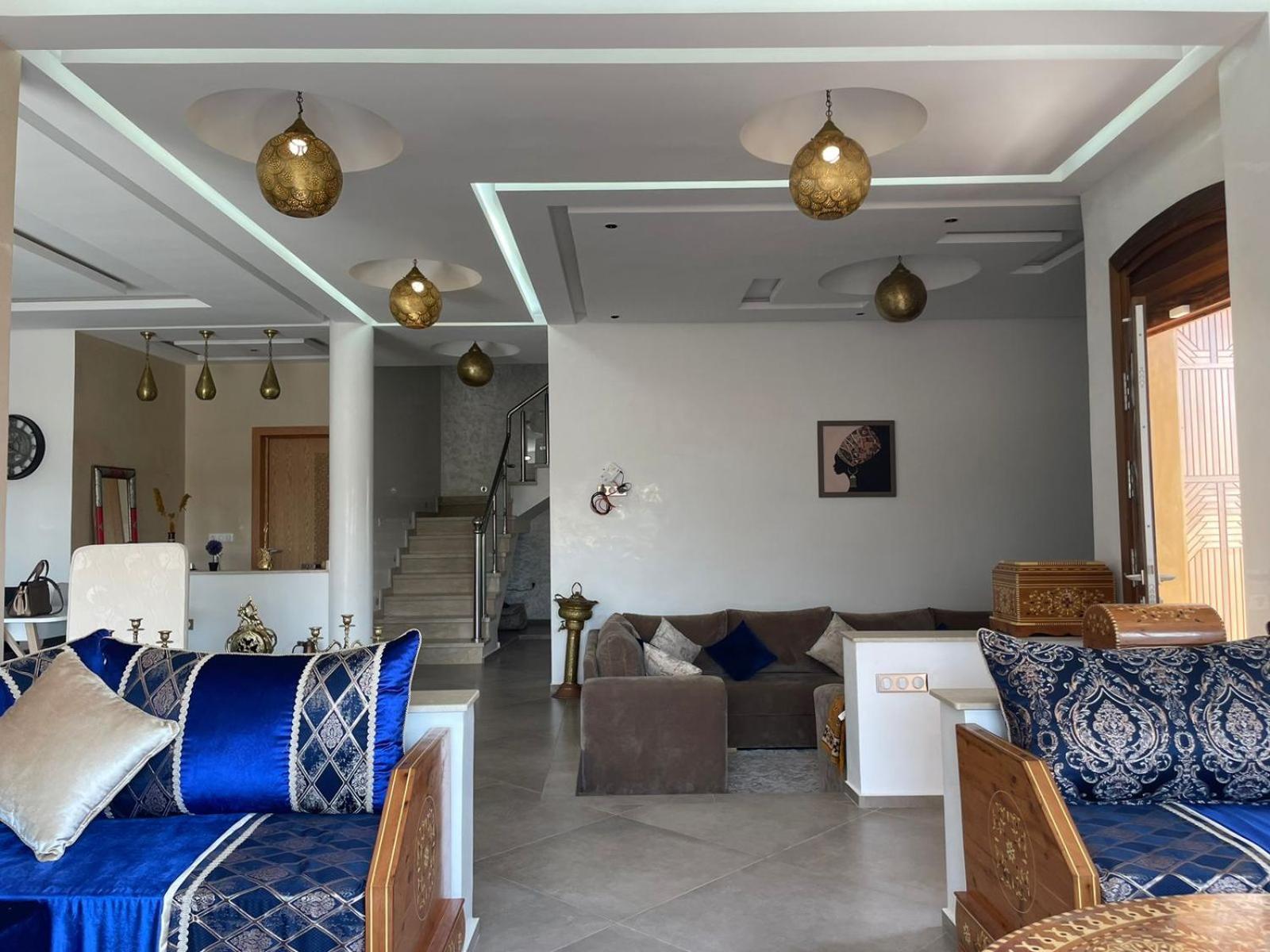 Villa Moderne A 5 Min De La Plage Avec Jardin Et 3 Salons Suvayr Dış mekan fotoğraf